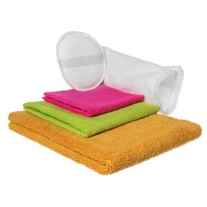 Zestaw mikrofibr , aplikator , rękawica do samochodu 5W1